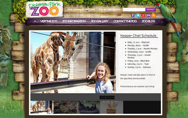 dickerson park zoo